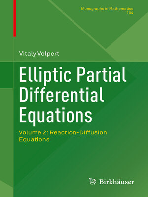 cover image of Elliptic Partial Differential Equations
